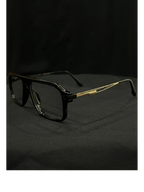 Bold Square Aviator Eyeglasses