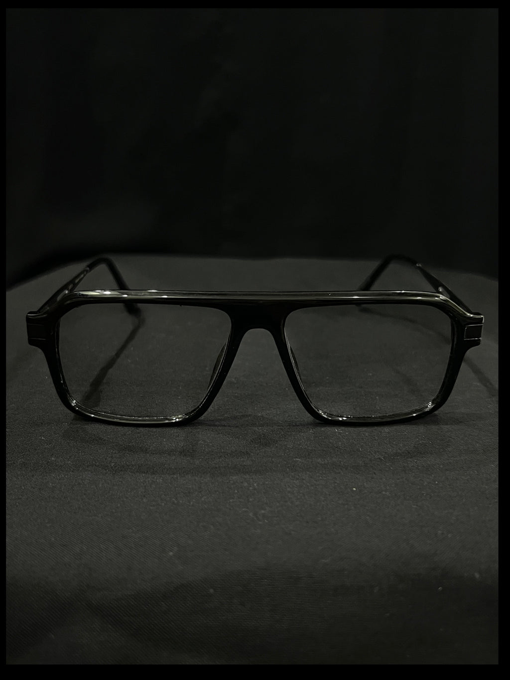 Bold Square Aviator Eyeglasses