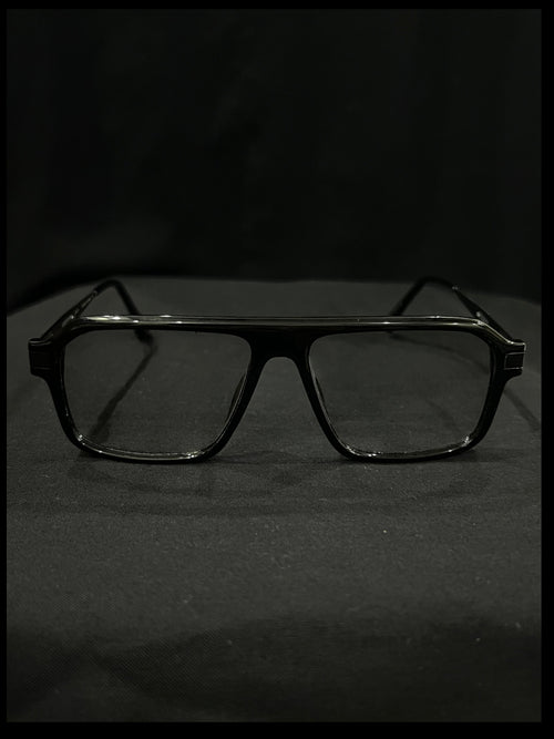 Bold Square Aviator Eyeglasses