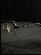 Bold Square Aviator Eyeglasses