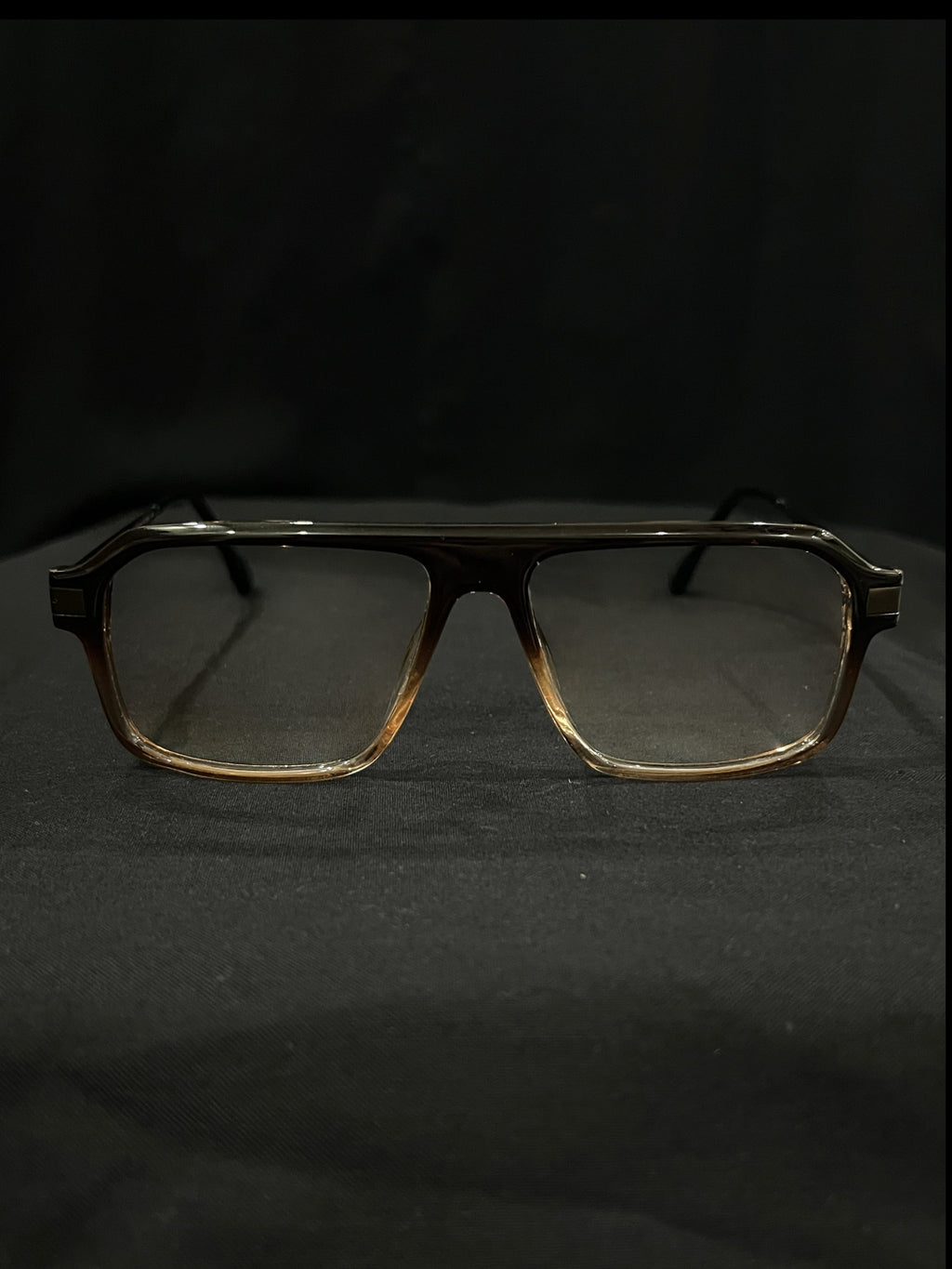 Bold Square Aviator Eyeglasses