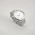 CK Silver Case White Dial Watch