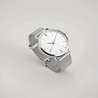CK Silver Case White Dial Watch